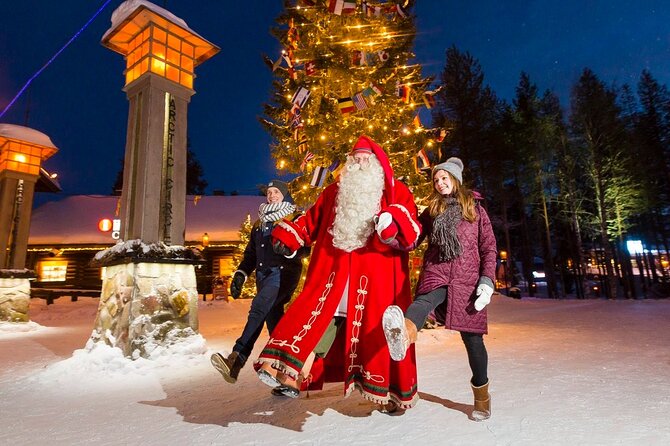 Meet Santa Claus & Santa's Reindeer Ride & Greet Huskies - The Santa Village day: crossing the Arctic Circle and meeting the cast