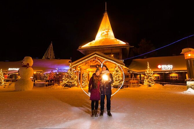 Meet Santa Claus & Santa's Reindeer Ride & Greet Huskies - Pickup in Rovaniemi: sedans, vans, and exact start times