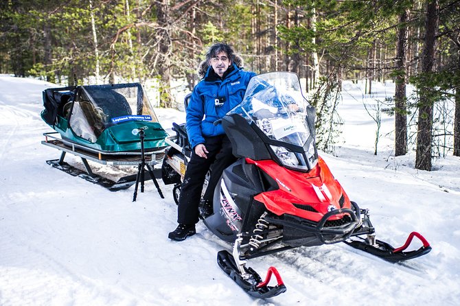 Northern Lights Snowmobile Sleigh Ride - Cultural touches: old Lappish shamanism and a light-hearted future reading