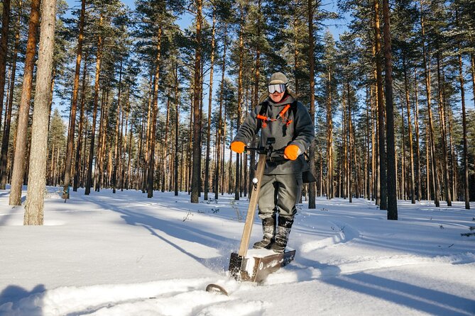 Private Driving Snow Scooters Experience in Finland - Lake Saimaa moment: the first big wow