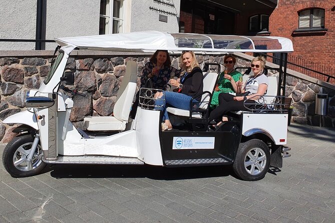 Private TukTuk guided Tour in Helsinki 2,5 hrs - Helsinki railway station, Olympic Stadium, and the Rock Church area pass-by
