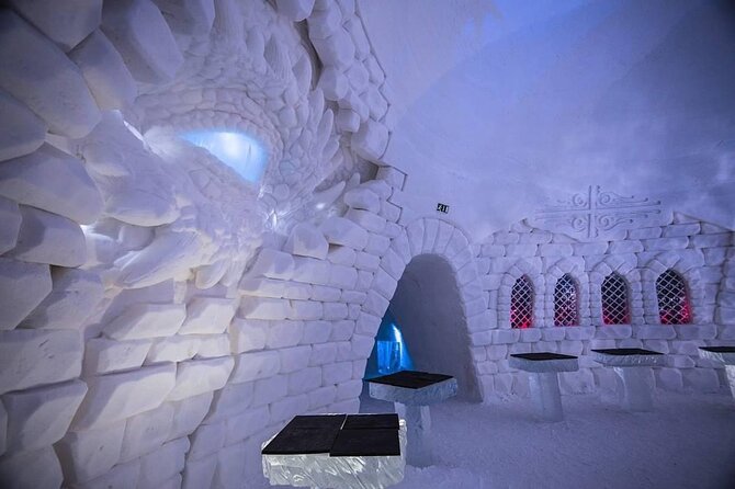 Private: Visit Snow Village Ice Exhibition - From Levi pickup to Lapland Hotels SnowVillage