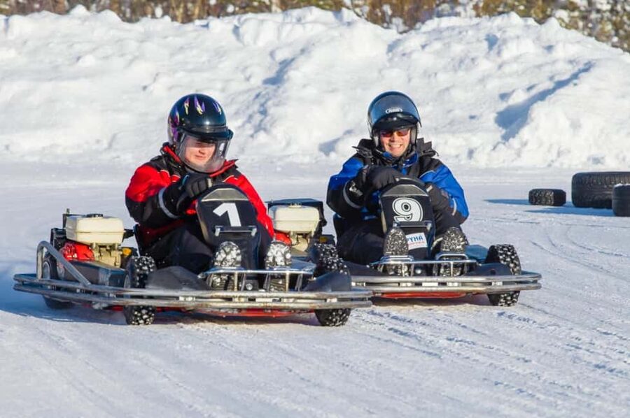 Pyhätunturi: Ice Karting Race Experience - The One-Hour Flow: Sleigh Ride, Gear Up, Practice, Qualifying, Race
