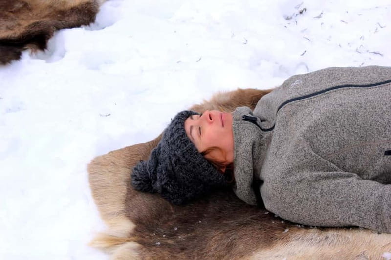 Reindeer yoga in Kuusamo - Reindeer Hides as Mats: What to Expect and How to Prepare