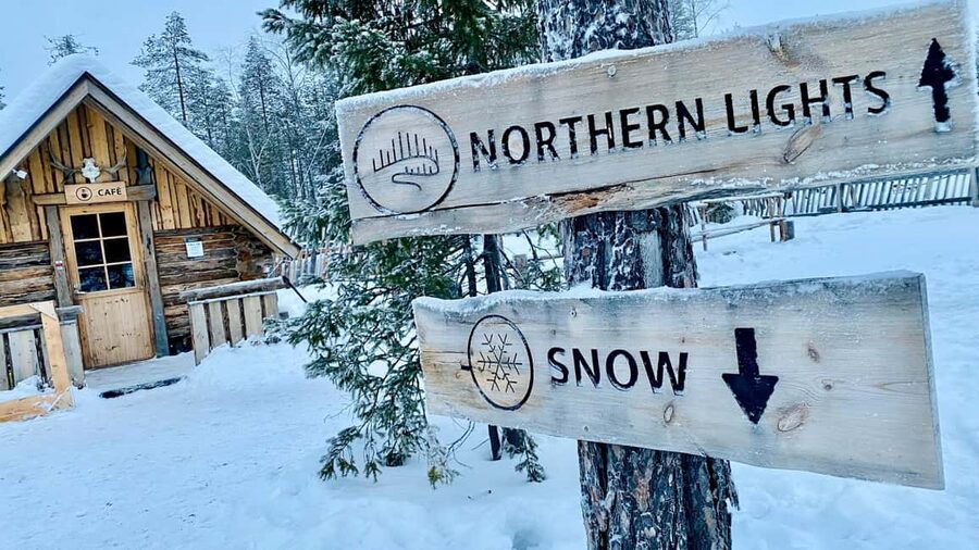 Rovaniemi: A Day Ticket to Kotatieva - 500 meters of ice skating through the snowy forest