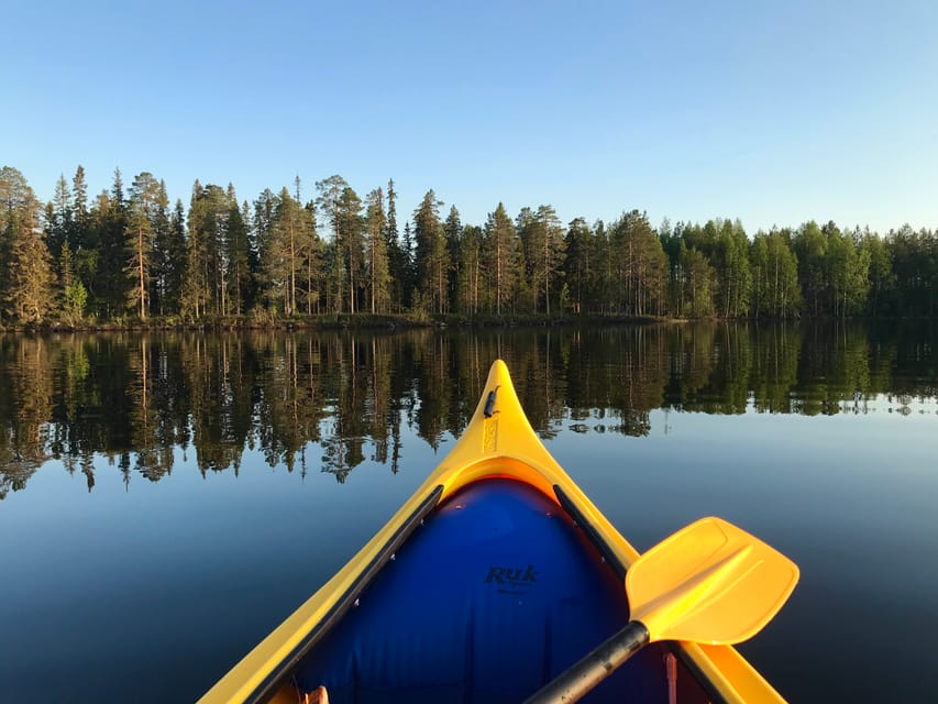 Rovaniemi: All-Day Canoe Adventure - Morning on the water: peace, photos, and that first real workout