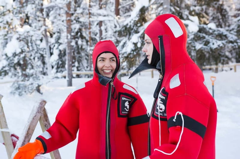 Rovaniemi: Arctic Ice Floating Experience - The Rescue Suit: Why Cold Fear Often Shrinks Fast