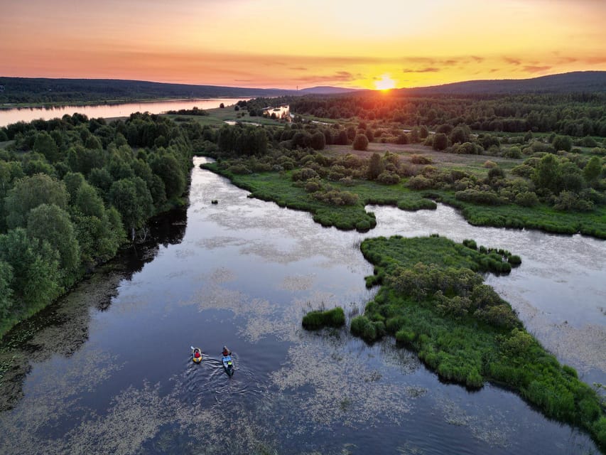 Rovaniemi: Canoe Adventure in Lapland - Canoe setup and group flow: small boats, real coaching