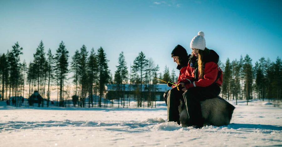 Rovaniemi: Family Fun Day with Huskies and Reindeer - Ice Fishing on a Frozen Lake: Drill, Try, and Learn the Basics