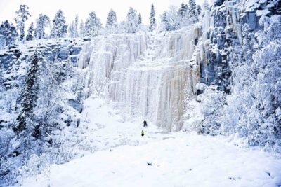 Frozen Waterfalls of Korouoma Canyon & Pro Photos