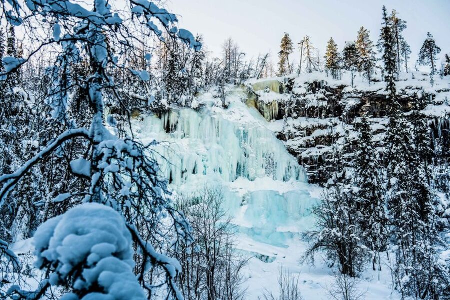 Rovaniemi: Frozen Waterfalls of Korouoma Canyon & Pro Photos - The pro photo collection: why edited pictures are worth planning for