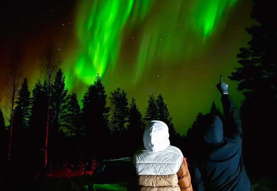 Rovaniemi: hunting for the Northern Lights with BBQ - Arctic Night With BBQ, The Northern Lights, and Real Time Outdoors