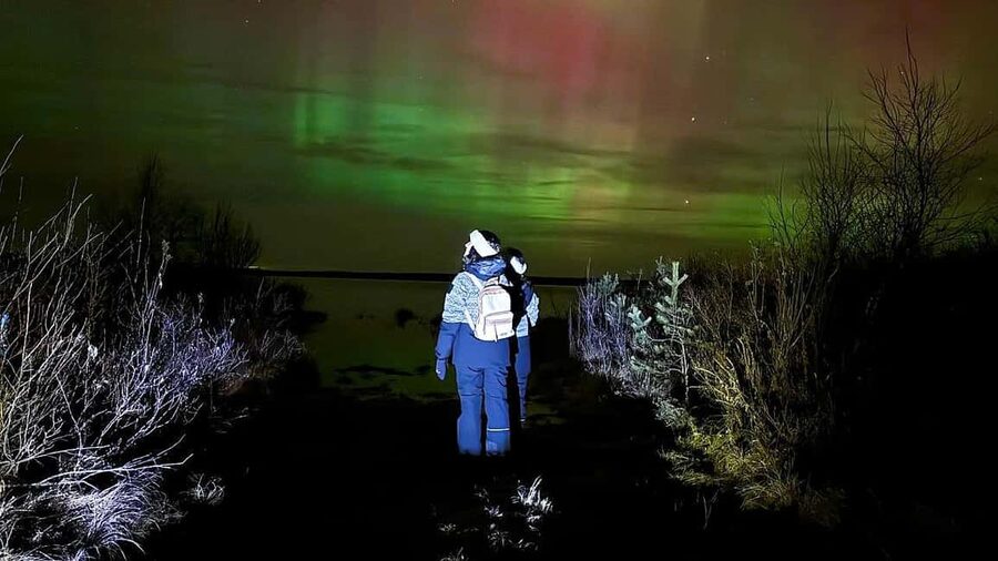 Rovaniemi: hunting for the Northern Lights with BBQ - Stop 1: Scenic Views on the Way (About 20 Minutes)