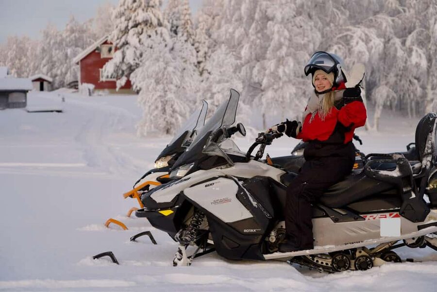 Rovaniemi: Ice Fishing and Snowmobile Tour with Snacks - Key Things You’ll Notice First
