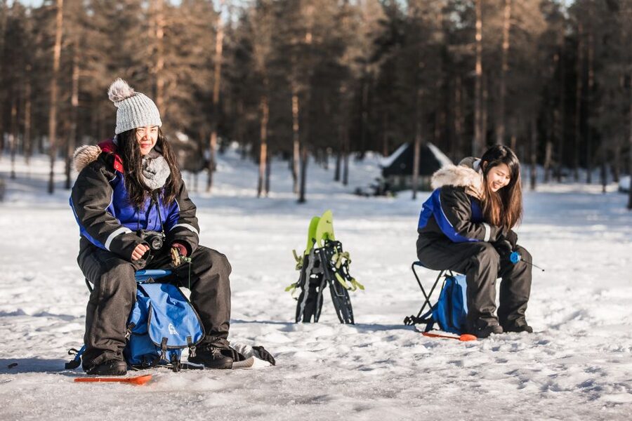 Rovaniemi: Ice Fishing Experience - The Short Old Forest Walk Before You Hit the Ice