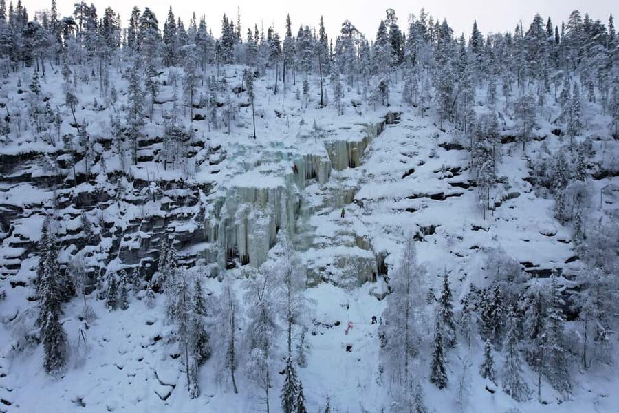 Rovaniemi: Korouoma Canyon and Frozen Waterfalls Tour - Getting There From Rovaniemi and What the Day Times Mean