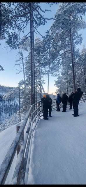 Korouoma Frozen Waterfalls Hike & Hot BBQ Lunch