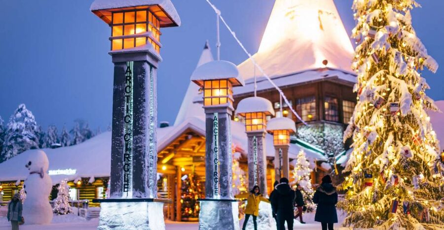 Rovaniemi: Meet Santa Claus, Reindeer Sleigh Ride & Huskies - Rovaniemi Santa Claus Village, with a plan instead of a scramble
