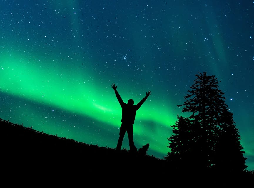 Rovaniemi: Northern Light Hunt Tour with ProCamera - The 250 km search plan, and why weather moves the goalposts