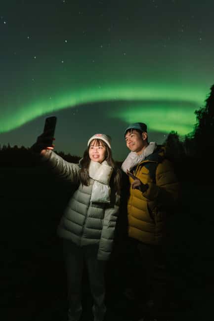 Rovaniemi: Northern Lights Hunting with Photo & Video - What you need to bring, and what you should not assume