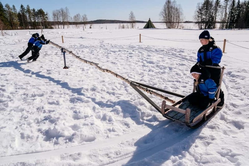 Rovaniemi: Snow Tour with Huskies, Reindeer, & Mini Scooters - Snowshoeing and Cross-Country Skiing Without the Pressure