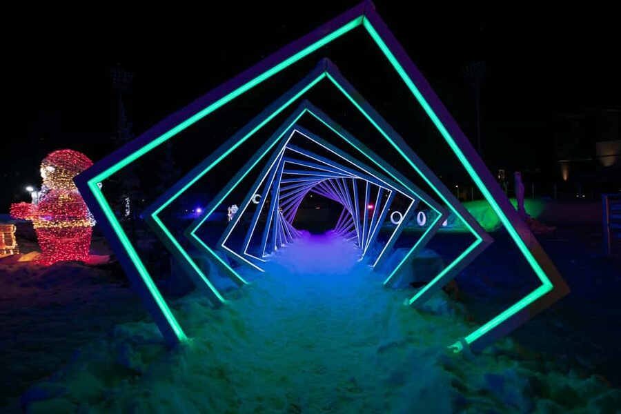 Rovaniemi: SnowGlow Winterpark Entry Ticket - Ice skating starts in December, and the surface matters