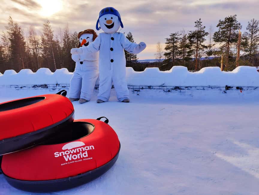 Rovaniemi: Snowman World Entry Ticket in Santa Claus Village - Tubing Hills and Ice Skating Rink, The Two Activities That Drive the Visit