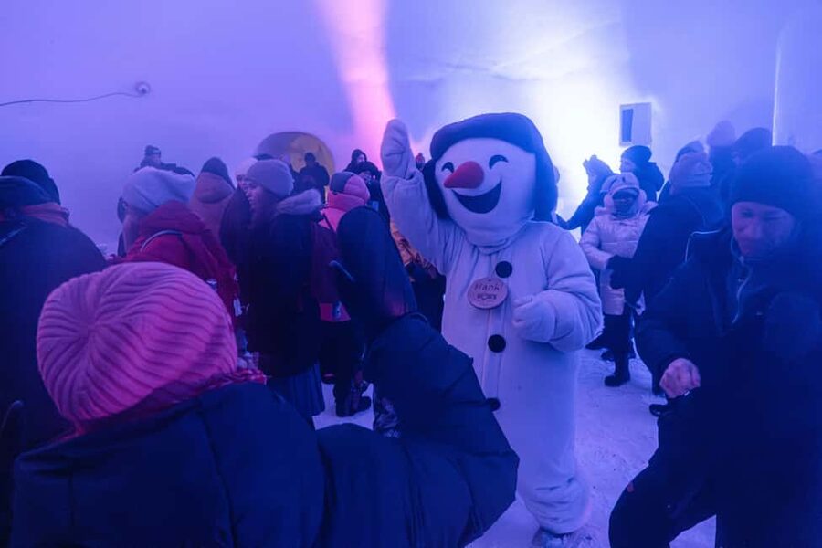 Rovaniemi: Snowman World Entry Ticket in Santa Claus Village - Ice Bar and Snow Restaurant, Dining Without Losing the Plot