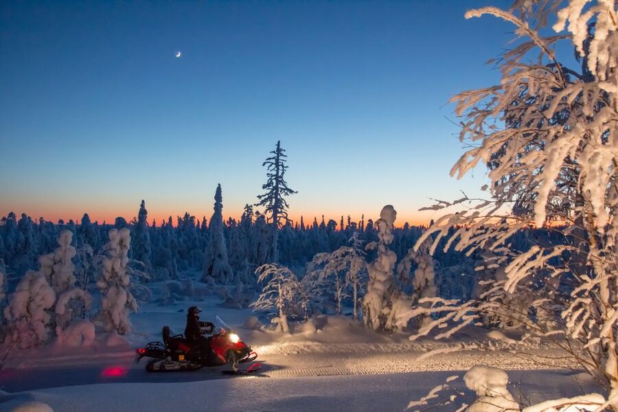 Rovaniemi: Snowmobile Safari & Campfire Evening Escape - Snowmobile driving: instructions, shared machines, and safety reality
