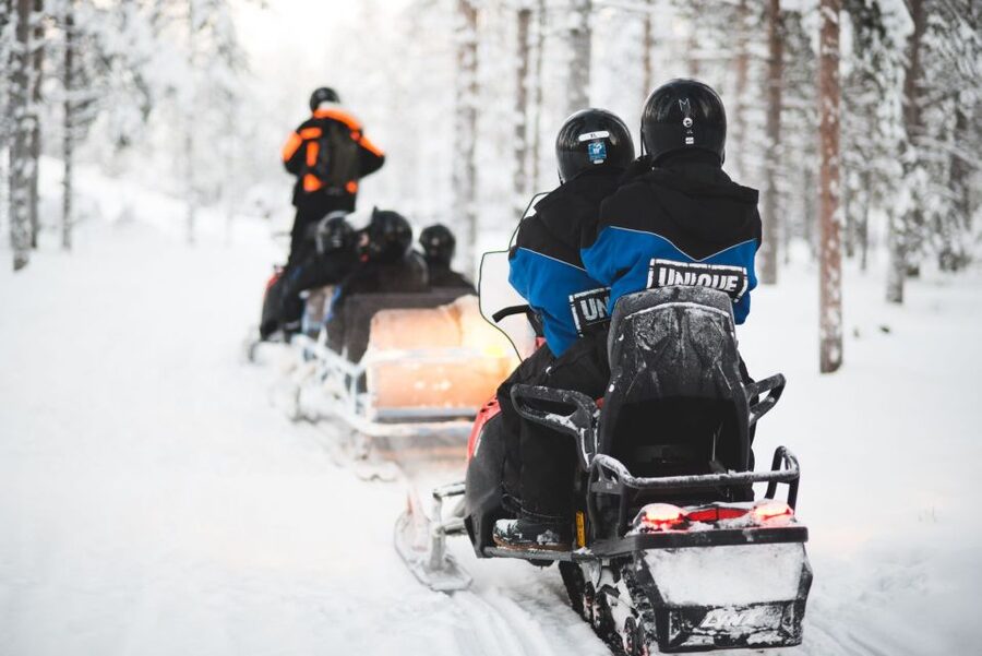 Rovaniemi: Snowmobile Safari into the Arctic Circle Forest - Sharing one snowmobile, single-rider options, and how turn-taking works