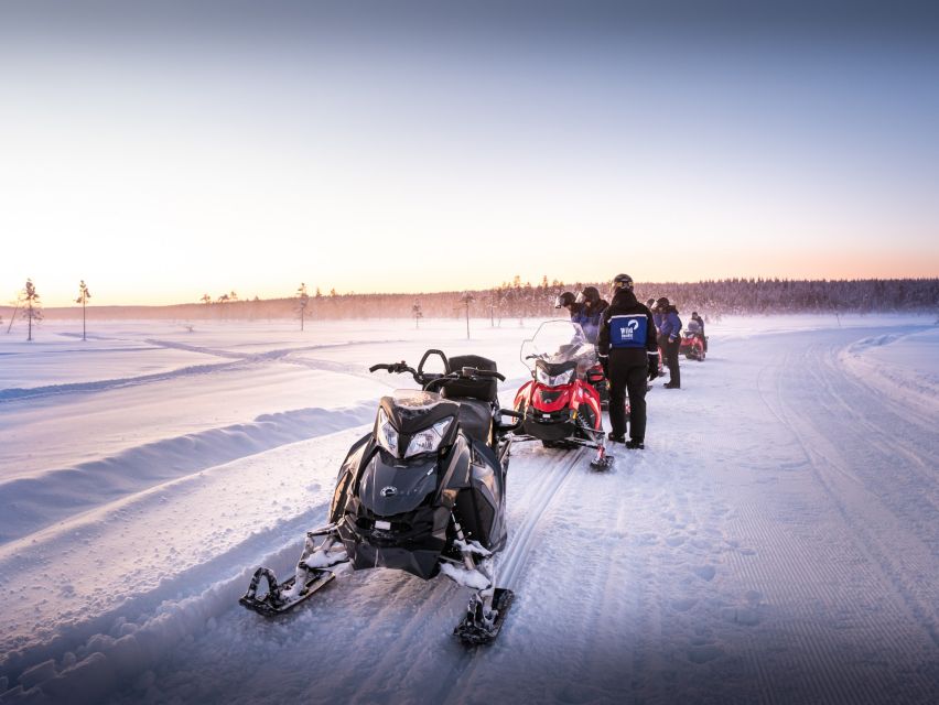 Rovaniemi: Snowmobile Safari into the Arctic Circle Forest - Kids on the sled: fun for them, less stress for you
