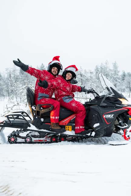 Rovaniemi: Snowmobile Safari with Santa's Elves - Warm drinks at the end, because the cold wins