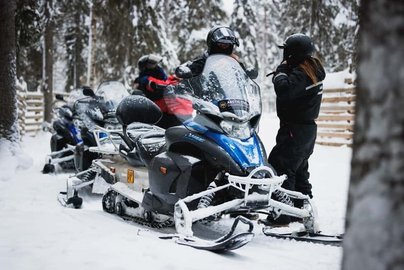 Rovaniemi: Snowmobile Tour and Reindeer Experience - Arctic Circle snowmobile time, without the guesswork