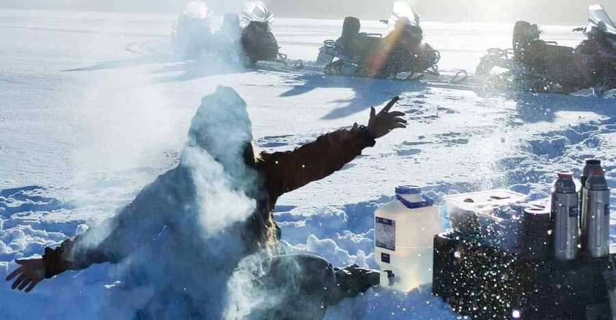 Rovaniemi: Snowmobiling and Ice Fishing - The Snowmobile Ride: Real Time on the Ice, Not Just a Quick Spin