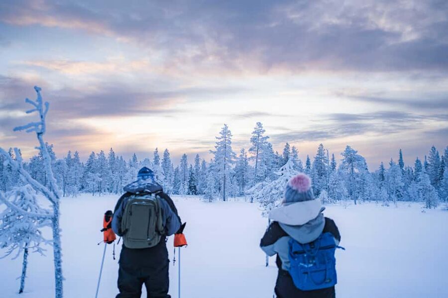 Rovaniemi: Snowshoe Wilderness Adventure with Photos & BBQ - The Teepee Campfire Stop, Where Photos and Snacks Click Together