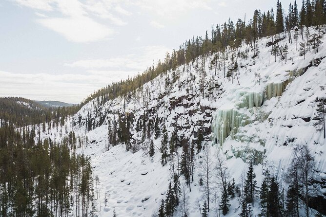 Rovaniemi - Visit to The Frozen Waterfalls of Korouoma - Ice climbers, big waterfalls, and that wow moment on the trail