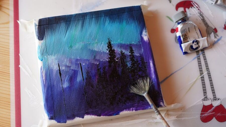 Rovaniemi: Workshop - Aurora painting - Who should book this workshop (and who might skip it)