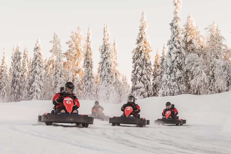 Ruka: Ice Karting Race - Ruka Ice Karting, the 500-Meter Frozen Track