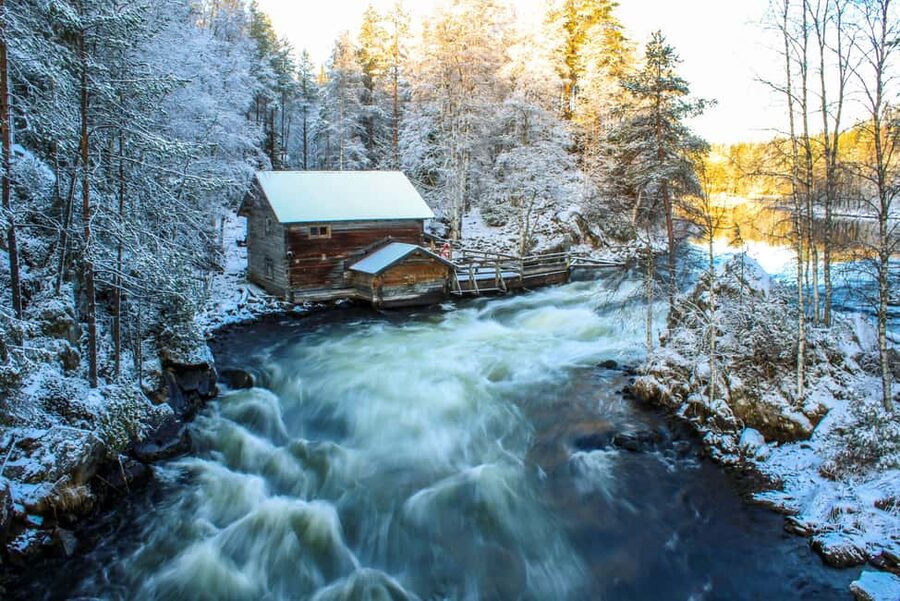 Ruka: Oulanka National Park Snowshoeing Tour - The Old Mill Break: Hot Chocolate and Sweet Pastries