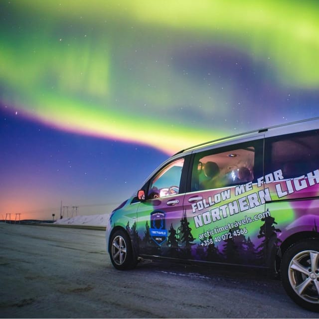 Saariselkä: Aurora Hunting Photography Tour - Getting From Saariselkä to Real Night-Sky Chances in a Minivan