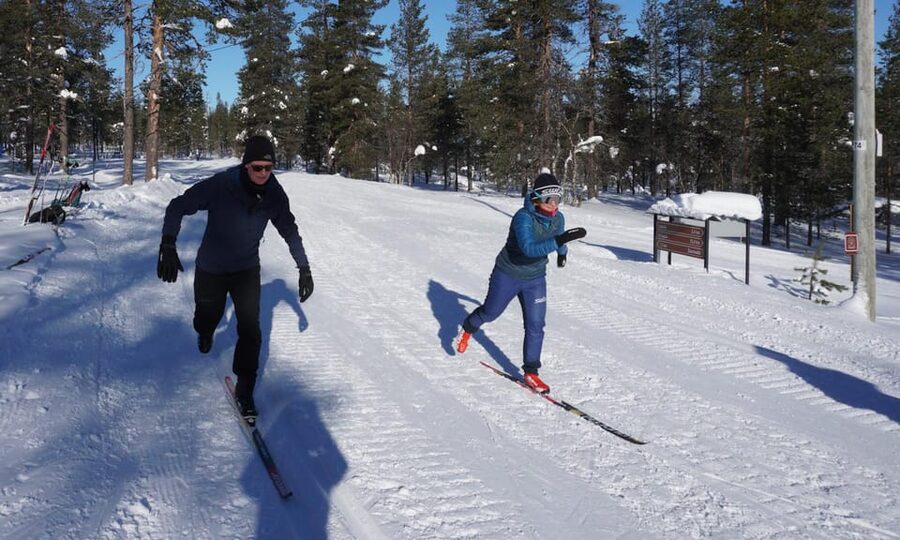 Saariselkä: Cross-Country Ski Lesson - Meeting at Outdoor Expert Saariselkä and getting kitted out