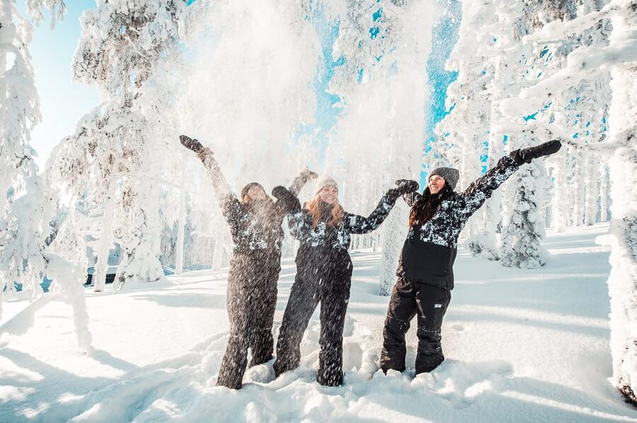 Saariselkä: Rent Winter Clothing Sets - Using the gear on real Lapland days, not just photos