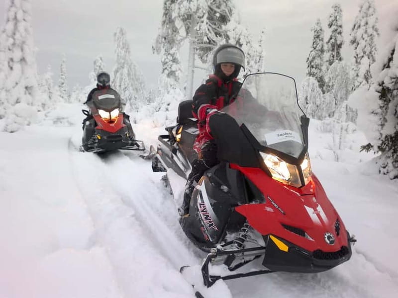 Saariselka: Snowmobile Safari on Tundra with BBQ - From track practice to snowy woods and open fields, where the thrill actually happens