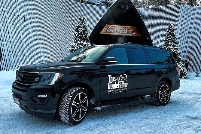 Santa Village Tour+Lapland Cuisine In Glass Igloo+Snow Scooters - Pickup Anywhere in Rovaniemi, Private Group, English Support