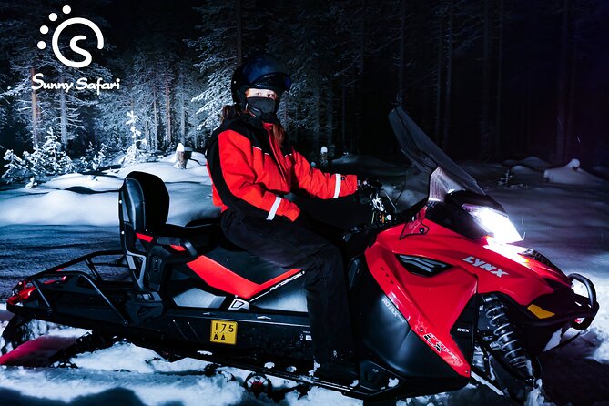 Searching Aurora with Snowmobile - Group size, snowmobile sharing, and switching seats