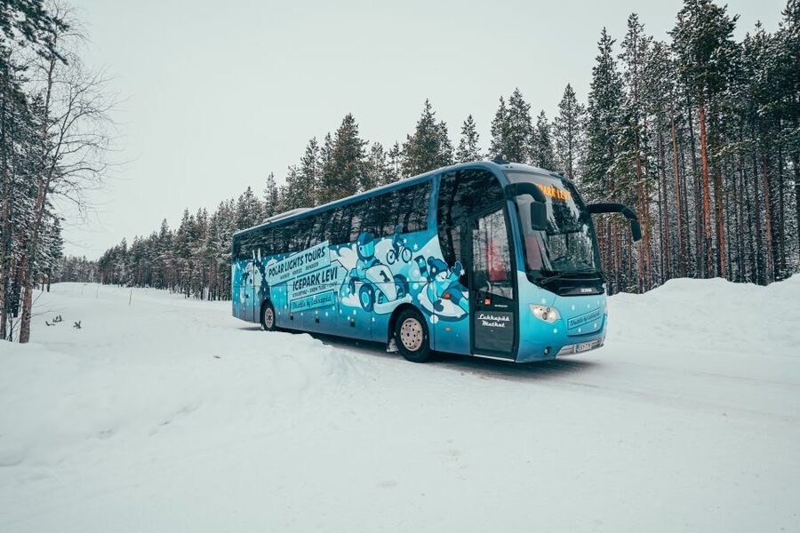 Sirkka: Levi Ice-Karting Experience with Optional Transfer - From Levi center to the track: how the optional transfer works