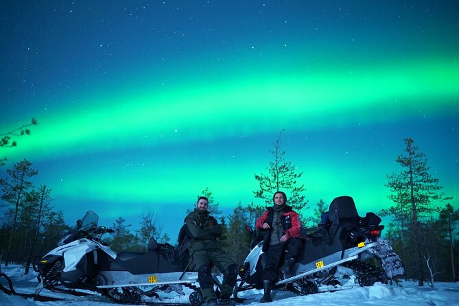 Snowmobile Photography Trip to the Aurora - Rovaniemi after dark: why this snowmobile aurora shoot makes sense