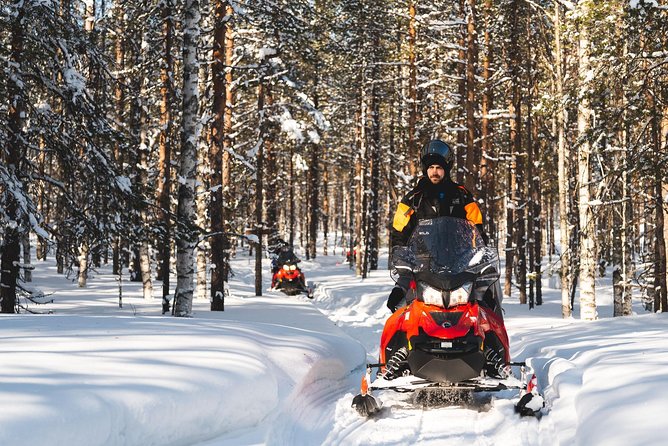 Snowmobile Safari into the Arctic Circle Forest - Gear matters in -20 C weather, and this tour provides it