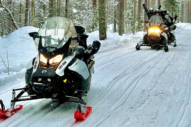 Snowmobile Safari to Arctic Nature - Shuttled to the Snowmobile Area, Why That Part Matters