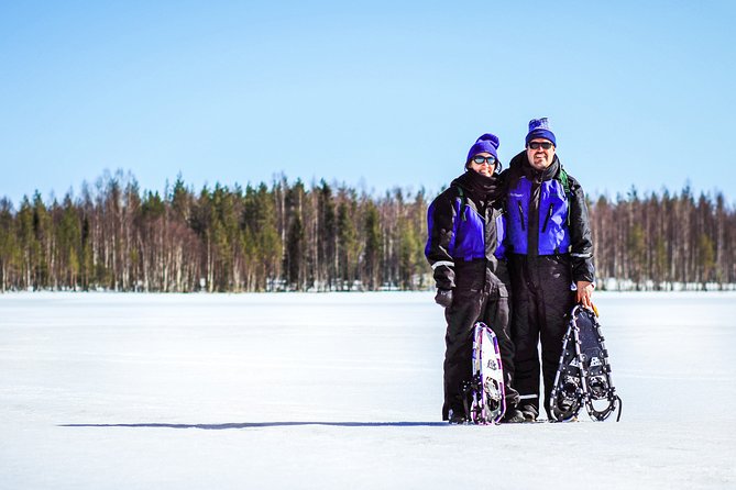 Snowshoe Trip in the Forest - The halfway BBQ break, plus snacks and warm drinks